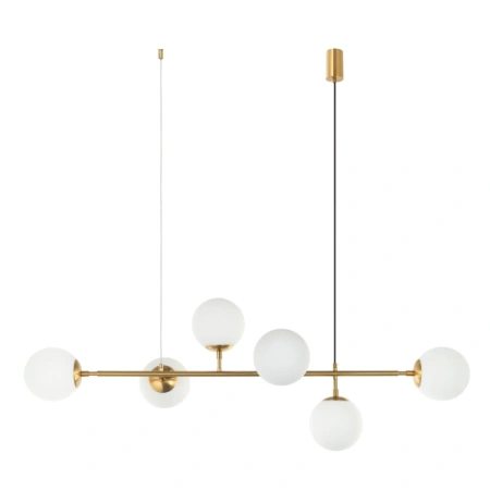 Pendant lamp Ivy 6lt E27 L125 GLD OP