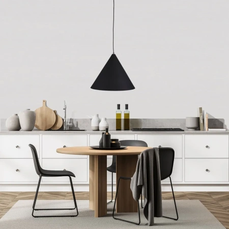 Single pendant CONIC 45 BLACK