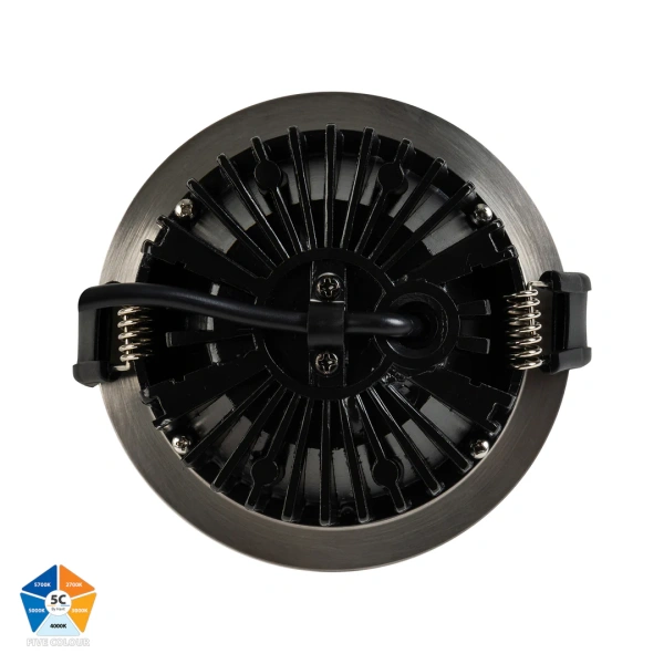 Recessed  downlight Ora 316 Stainless Steel Fixed 5CCT LED 12W IP54 Recessed  downlight Ora 316 Stainless Steel Fixed 5CCT LED 12W IP54