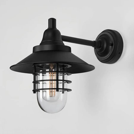 Wall light Clark Outdoor E27 H300 BLK