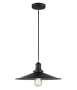 Pendant lamp Piatto E27 Large black