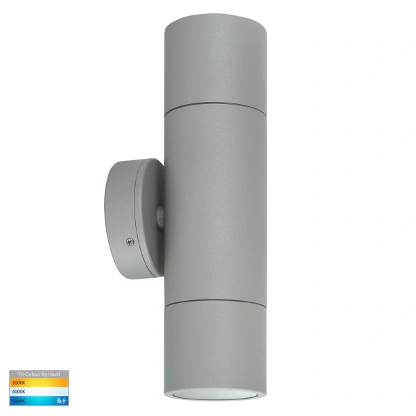 Wall light Tivah Silver 3CCT Up-Down HV1047GU10T IP65