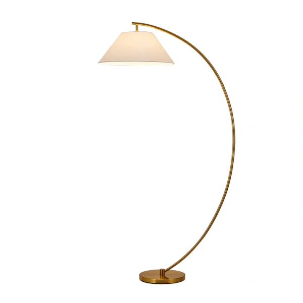 Floor Lamp Remi - E27 H155 BRS Floor Lamp Remi - E27 H155 BRS
