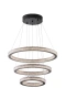 Pendant lamp ANILLO 3 Rings LED 35W BL