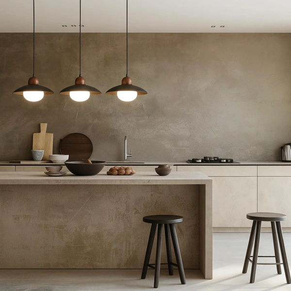 Pendant lamp Vanta Travertine G9 BL