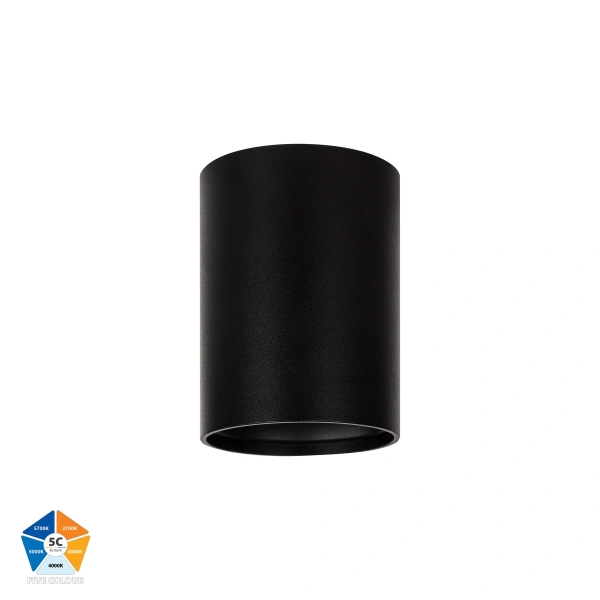 Surface downlight Nella 12V 7W 5CCT LED BLK