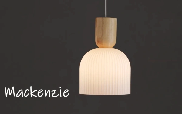 Pendant lamp Mackenzie E27 WHT Pendant lamp Mackenzie E27 WHT
