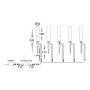 Spike light Akril 5 light kit CCT 15W WiFi BLK