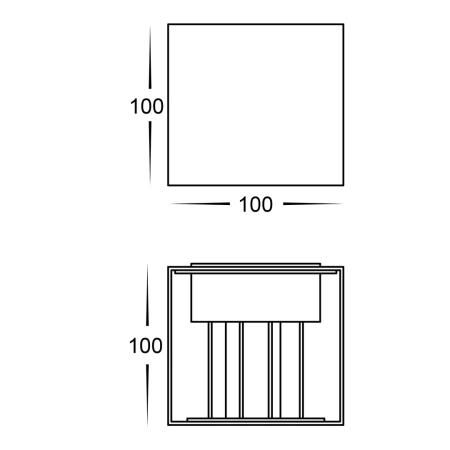 Wall light Celes Up & Down LED 6W 3CCT HV3611T-BLK