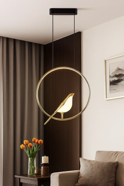 Pendant lamp Lind P1 Bird BL
