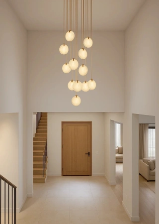 Pendant lamp Villastar 12 Alabaster Spanish Marble LED CCT Dim BRS