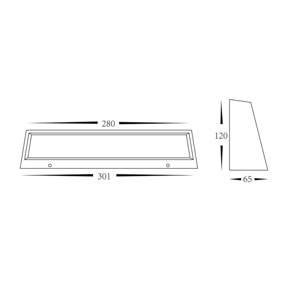 Step light Shim 3CCT LED 14W IP54 L30cm WHT Step light Shim 3CCT LED 14W IP54 L30cm WHT