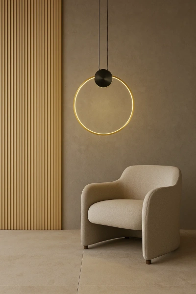Pendant lamp Aura P40 BK