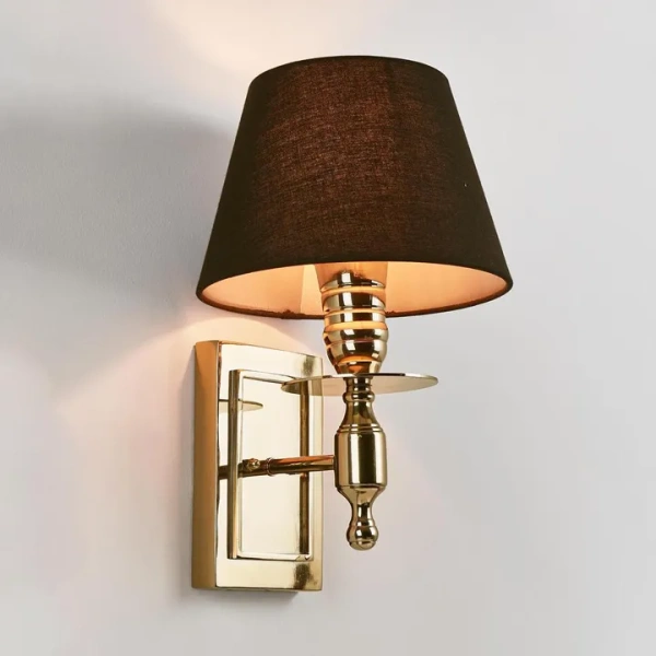Wall light Newton E27 H300 BRS