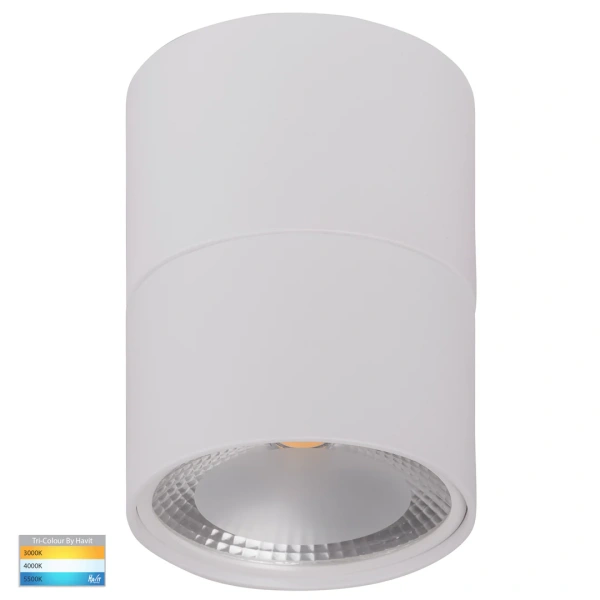 Surface downlight Nella WHT with Extension 3CCT LED 12W IP54 Surface downlight Nella WHT with Extension 3CCT LED 12W IP54