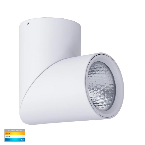 Surface downlight Nella Rotatable 12V 3CCT LED 18W WHT