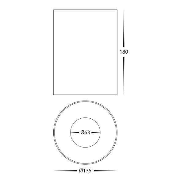 Surface downlight Nella WHT 5CCT LED 24W IP54 Surface downlight Nella WHT 5CCT LED 24W IP54
