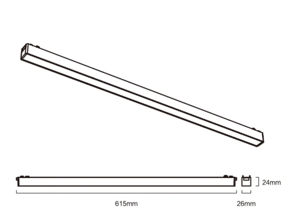 Track Opal Line light Z3040-20.OP.CCT.BK 48V 20W WIFI