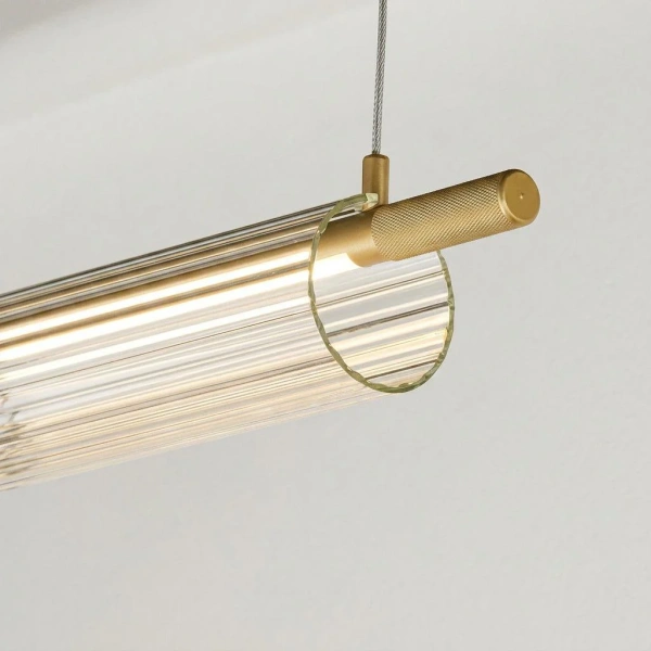 Pendant lamp Flute Glass L180 3CCT LED BR