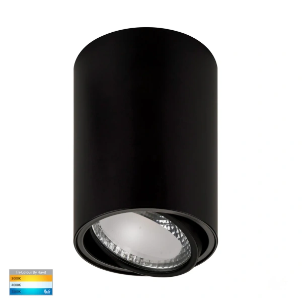 Surface downlight Nella BLK Adjustible 3CCT LED 12W IP54 Surface downlight Nella BLK Adjustible 3CCT LED 12W IP54