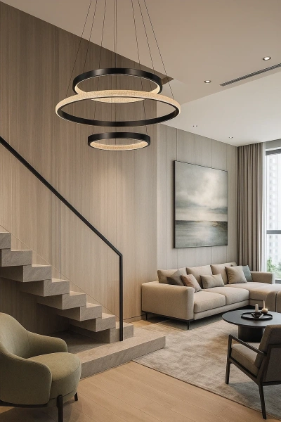 Pendant lamp Helisema 3 LED 3CCT BL