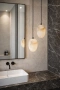 Pendant lamp Ateca P15 Alabaster Spanish Marble G9 BL