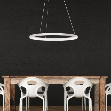 Pendant lamp NEBULA.60 CTS 60CM LED RING WHITE