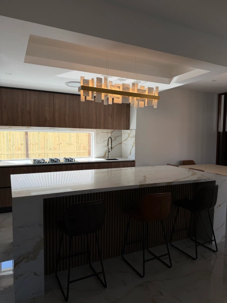 Pendant lamp Miragemas L120 Linear Alabaster Spanish Marble LED 38W CCT Dim BRS