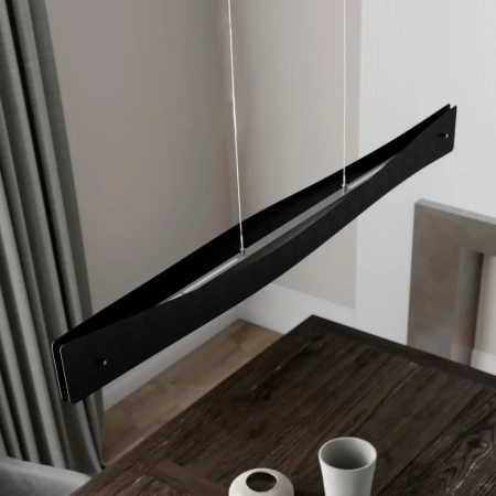 Pendant lamp Palento 1lt LED 36W 3CCT L1500 BLK Display