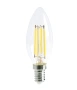 Globe Candle CLA Filament LED E14 4W 6000k DIM