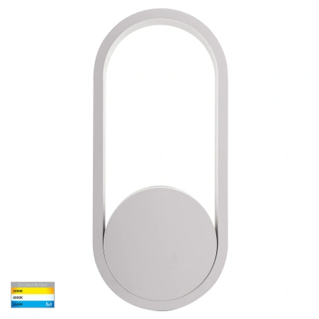 Wall light Ovale HV8080T-WHT LED 7W TRI Colour Dimmable