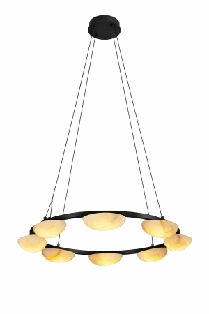 Pendant lamp Miraflores P8 Alabaster Spanish Marble D80 LED 40W CCT Dim BL