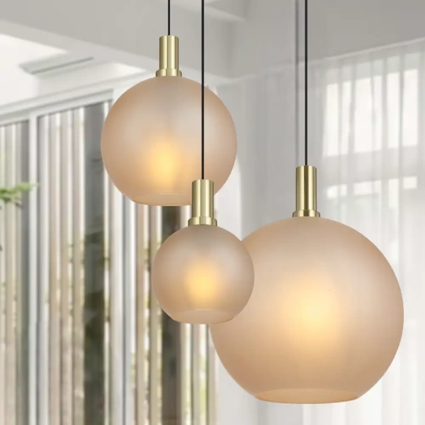 Pendant lamp PATINO 20 E27 D200 AMBER