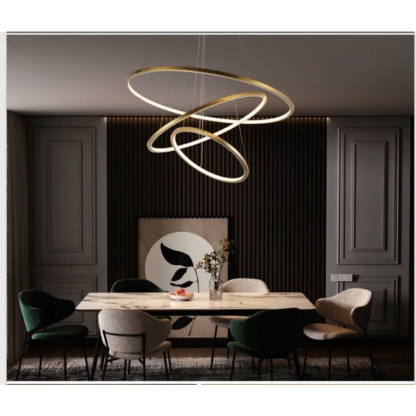 Pendant lamp Slim 3 Ring LED 90W 3CCT BRS Pendant lamp Slim 3 Ring LED 90W 3CCT BRS