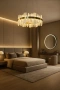 Pendant lamp Miragemas D60 Alabaster Spanish Marble LED 30W CCT Dim BRS