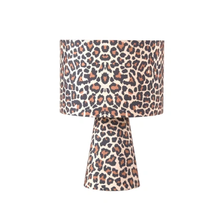 Table lamp Momo Leopard E27 BRW