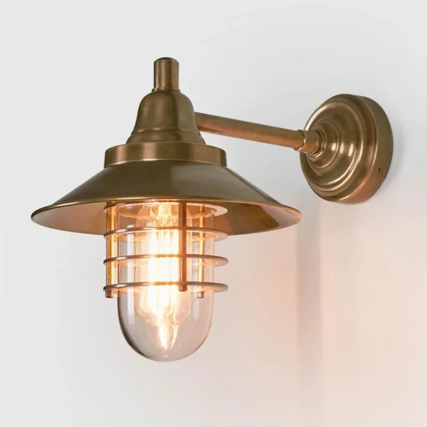 Wall light Clark Outdoor Antique E27 H300 BRS