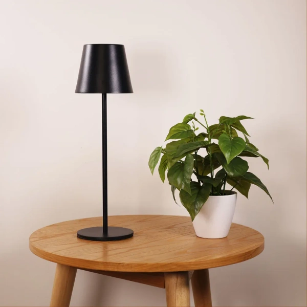 Table lamp Mindy LED Rechargeable touch BLK
