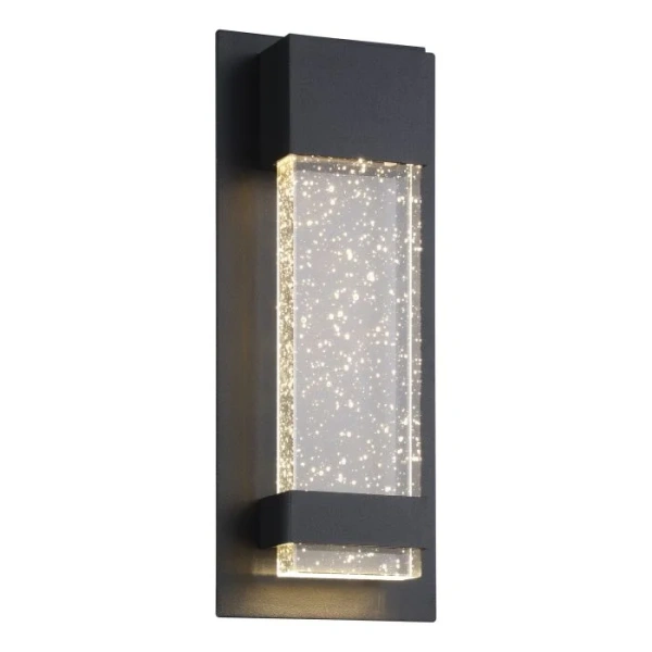 Wall light Villagrazia 2 LED 6.7W Tri-col 30cm BLK