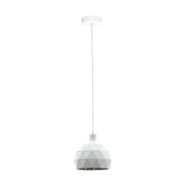 Pendant lamp Roccaforte E14 D17 WHT