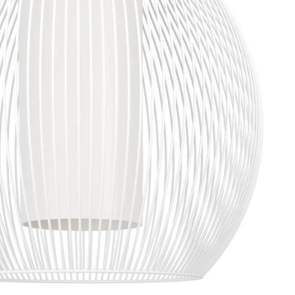 Pendant lamp RAZONI 1 WHT
