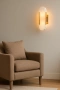 Wall light Yves Alabaster E14 BRS