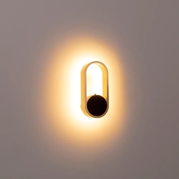 Wall light Ovale HV8080T-BLKBR LED 7W TRI Colour Dimmable Wall light Ovale HV8080T-BLKBR LED 7W TRI Colour Dimmable