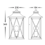 Wall light Odin E27 BLK