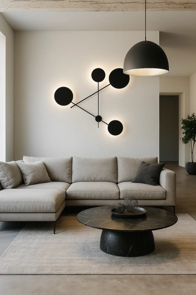 Wall lamp Triangulum W4 BL