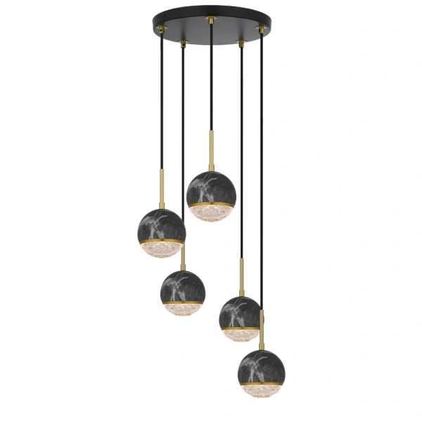 Pendant light Oneta 5 G9 BK