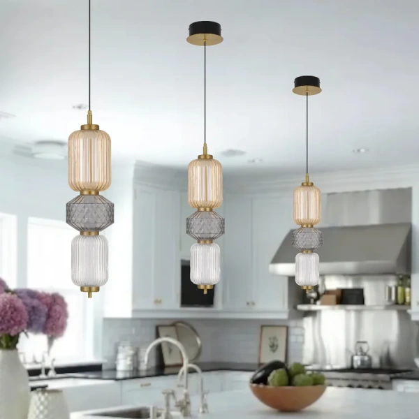 Pendant lamp Torso 3 L49 LED 16W 3K BRS