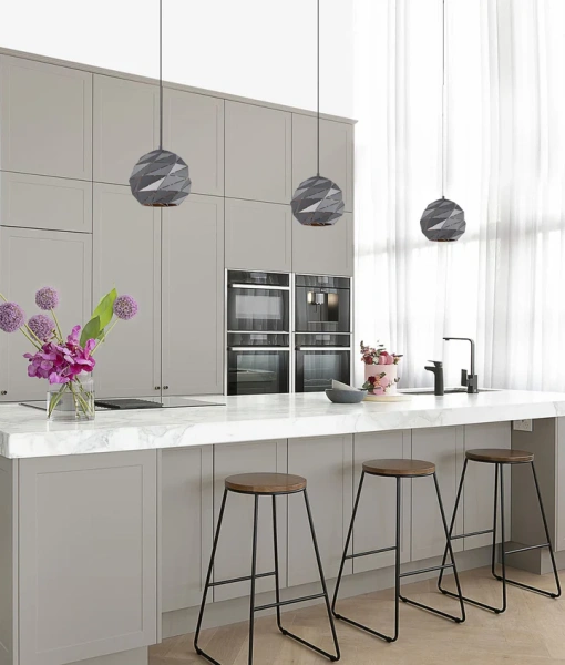 Pendant lamp ORIGAMI6 Matte Grey Pendant lamp ORIGAMI6 Matte Grey