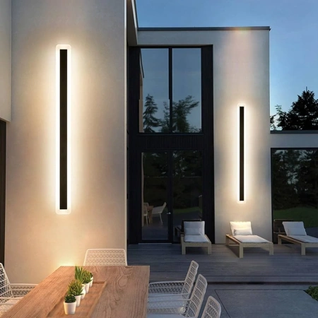 Wall light Equator 150 LED 40W 6K IP65 BLK