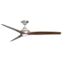 Ceiling fan Spitfire AC D60 Chrome Base Koa Blades 17w LED Light